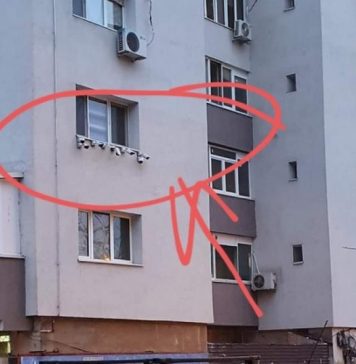 VIRAL. Un bucureştean şi-a instalat 8 camere de supraveghere la geam – FOTO