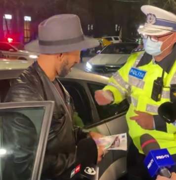 Kamara, oprit în trafic în urma unei razii a Poliției Rutiere. „Recomand să iei un taxi dacă ai băut” VIDEO