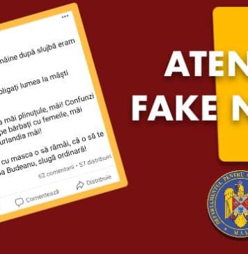 Departamentul pentru Situații de Urgență demontează un FAKE NEWS devenit viral pe internet