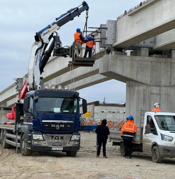 Au fost reluate lucrările la pasajele Domnești și Olteniței – FOTO