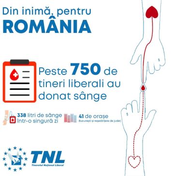 Peste 750 de tineri liberali au donat sâmbătă sânge Donare sange TNL