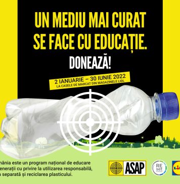 Lidl, campanie de donații la casele de marcat, pentru programul ASAP de reciclare a plasticului