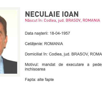Omul de afaceri Ioan Neculaie, prins de polițiștii din Grecia. El era dat în urmărire internațională