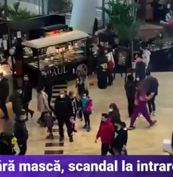 Scandal într-un mall din Capitală. Agenții de pază, bruscați de niște adolescenți – VIDEO