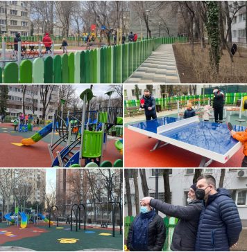 Ciprian Ciucu a verificat lucrările executate de ADPDU Sector 6 în zona locului de joacă de pe str. Rușețu