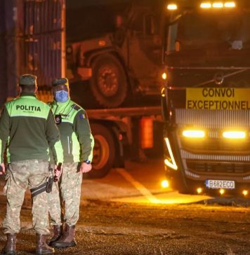 Convoiul cu tehnică militară americană a ajuns la Mihail Kogălniceanu – VIDEO