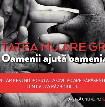 Crucea Roşie Română strânge fonduri pentru cetăţenii ucraineni care fug din calea războiului
