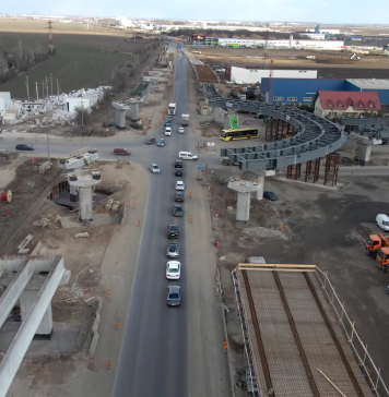 Care este stadiul lucrărilor la pasajul Olteniţei – Popeşti Leordeni. A început asamblarea, la sol, a tablierului metalic