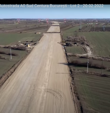 VIDEO/ Autostrada de Centură București Sud : sute de grinzi pregătite pentru montaj pe lotul 2 care trebuie deschis până la sfârșitul anului