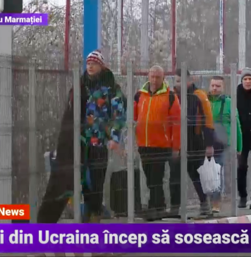 VIDEO/ Ucraineni care vin pe jos în România de teama războiului