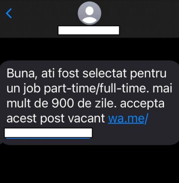 Cum funcționează cea mai recentă fraudă prin SMS. Anunțuri false despre angajare