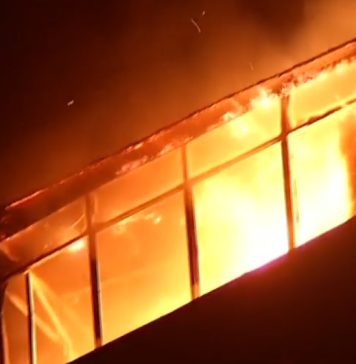 Incendiu fără victime la o spălătorie de haine din Bragadiru