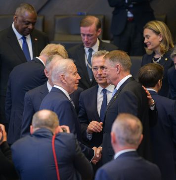 Klaus Iohannis, discuţie cu preşedintele SUA, Joe Biden, înainte de începerea Summit-ului NATO – FOTO