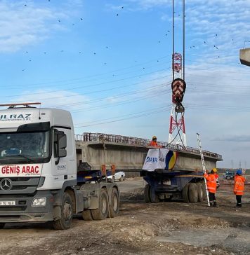 Centura București: Se finalizează montarea grinzilor la pasajul de la Popești – Leordeni