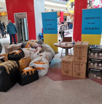 Dragonul Roşu a deschis un punct de colectare de donaţii pentru Ucraina