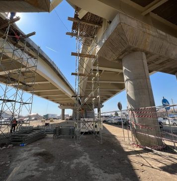 Pasajul Domnești de pe Centura Capitalei. Se lucrează deja la ultima rampă de acces – FOTO