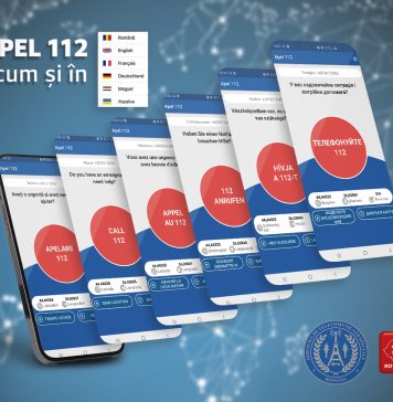 Aplicația 112, disponibilă în şase limbi, inclusiv ucraineană