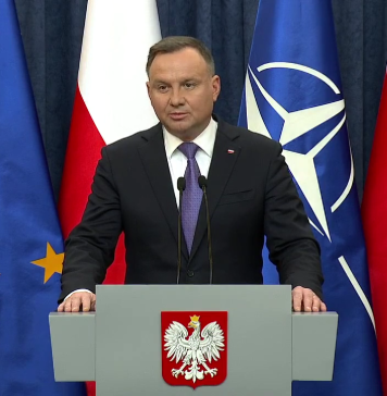 Preşedintele Poloniei spune că NATO va trebui să se gândească serios la un răspuns dacă Putin va folosi arme chimice