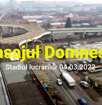 VIDEO/ Centura Capitalei: Pasajul de la Domnești a depășit 60% stadiu fizic de execuție