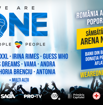 We Are One pe Arena Națională | Primăria Capitalei sprijină organizarea unui concert caritabil pentru Ucraina