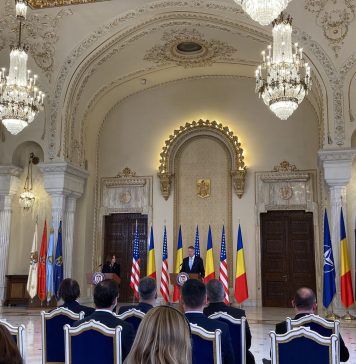 Kamala Harris, declarații de presă la Cotroceni împreună cu președintele Klaus Iohannis/ Vicepreședinte SUA: ”Angajamentul României față de Articolul 5 al NATO este ferm”- VIDEO