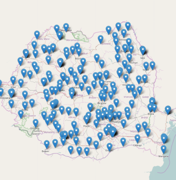 Harta interactivă a centrelor de evaluare COVID 19