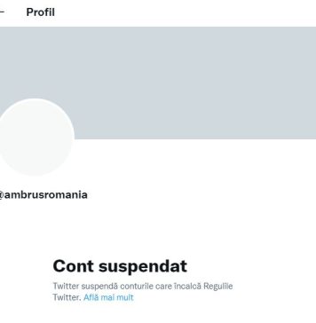 Contul de Twitter al Ambasadei Rusiei la București a fost suspendat
