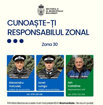 Polițiștii locali și angajații de la domeniul public vor fi responsabili de anumite zone în Sectorul 6
