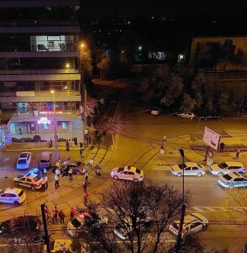 Urmărire încheiată cu un accident în traficul bucureștean. Șoferul era beat și nu avea permis – FOTO