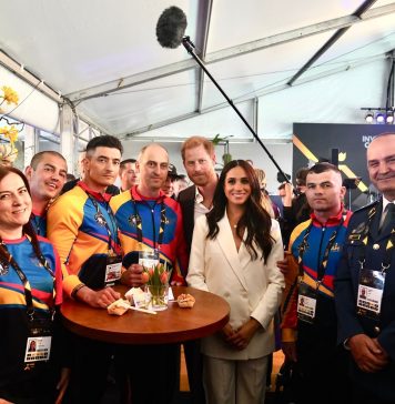 Prințul Harry și Meghan Markle au stat de vorbă cu militarii români de la Invictus 2022