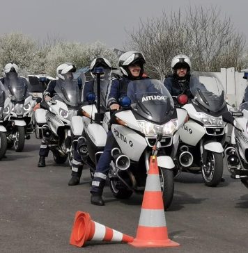 FOTO & VIDEO/ Motocicliștii Brigăzii Rutiere au ieșit din nou în traficul din Capitală