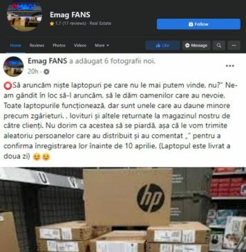 Campanii false: Hackerii se folosesc de imaginea unor companii cunoscute, pentru a fura banii utilizatorilor