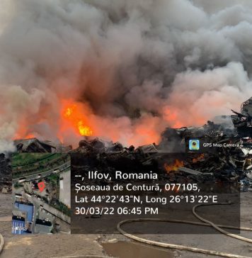 Garda Națională de Mediu a dat sancțiuni de 170.000 de lei după incendiul de la Glina