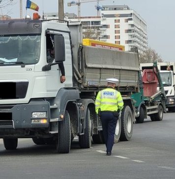 Amenzi uriașe date de la începutul anului pentru nerespectarea restricţiilor de circulaţie a autovehiculelor de mare tonaj în Capitală