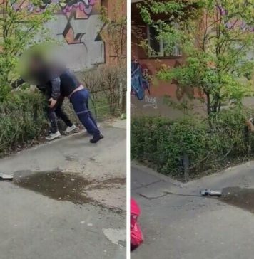 Scene șocante în București. Un șofer STB a coborât din autobuz și a luat la bătaie un biciclist/ Poliția a deschis dosar penal – VIDEO