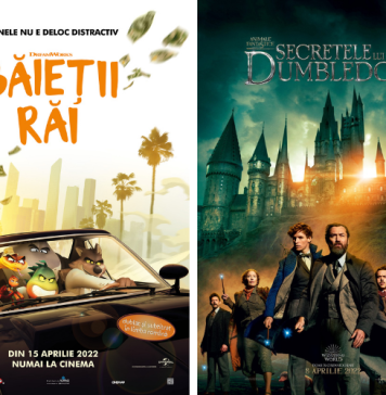 Ce filme noi vedem la Cineplexx Băneasa și Titan din 8 aprilie