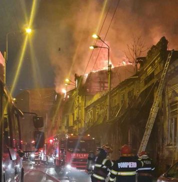 Incendiu în Capitală, pe Calea Moșilor. Traficul în zonă este restricționat – FOTO