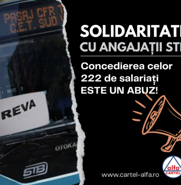 Astăzi este protest la sediul STB, împotriva concedierii a peste 222 de şoferi