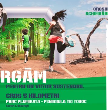 „Crosul Schimbării”- pe 5 iunie în Parcul Plumbuita şi Peninsula Tei Toboc