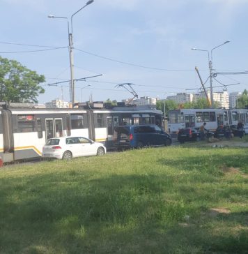 Probleme pe traseul liniei 41, din cauza unui tramvai defect – VIDEO