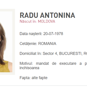 Antonina Radu, pompier condamnat la 8 ani în dosarul Colectiv, e dată în urmărire generală de poliție