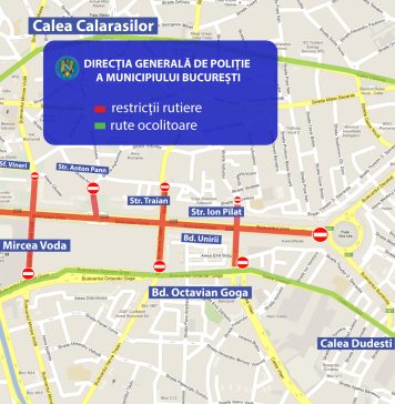 Restricţii de trafic, în weekend, în Capitală. Vor avea loc mai multe evenimente: The Color Run 2022, Femei pe Mătăsari, Străzi Deschise