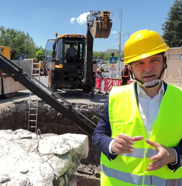 Nicuşor Dan, vizită la şantierul Termoenergetica de la intersecţia Calea 13 Septembrie şi Bd. Libertăţii: Termenul estimat pentru finalizarea lucrărilor este 1 iunie