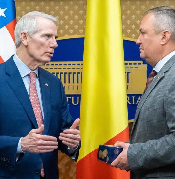 Nicolae Ciucă, întâlnire la București cu o delegație a Senatului SUA, condusă de senatorul Robert Portman