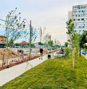Spațiul fostului complex Geo Center din Sectorul 6 a fost transformat în parc. Ciucu: „Mergem mai departe cu politica de a ne lua spațiul public înapoi” – FOTO