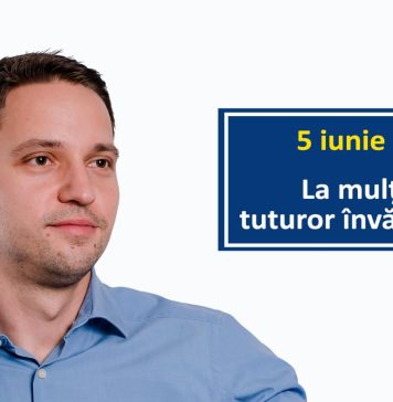 Ștefan Rădulescu, vicepreședinte CJ Ilfov, mesaj de Ziua Învăţătorului: ”Ei sunt mentorii noștri, sursa noastră de inspirație”