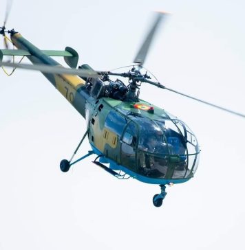 FOTO/ Elicopterul de producție românească IAR316-B Alouette III a aniversat 50 de ani