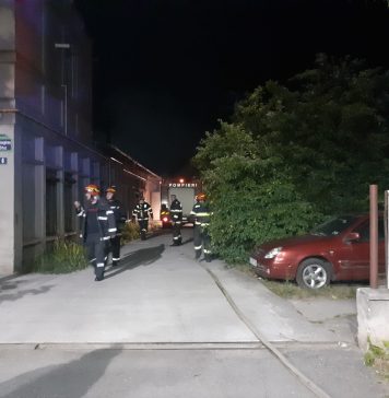 Incendiu de proporții, într-un depozit de hârtie igienică de lângă București