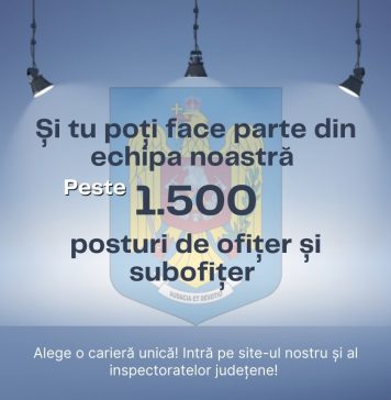 Peste 1.500 de posturi scoase la concurs de Inspectoratul General pentru Situații de Urgență