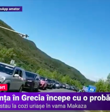 VIDEO/ Românii care merg în vacanță în Grecia stau din nou la cozi uriașe în vamă